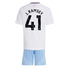 Aston Villa Jacob Ramsey #41 Bortedraktsett Barn 2024-25 Kortermet (+ korte bukser)